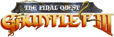 Gauntlet III: The Final Quest logo for Amiga